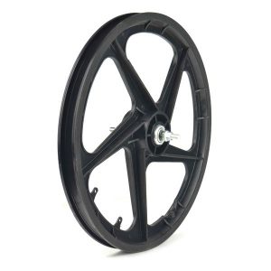 RUEDA DELANTERA PLASTICO BMX,NEGRO